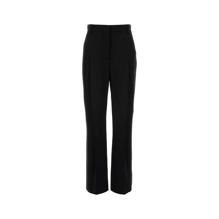 Stella McCartney Black Satin Pant Exterior: Acetate Viscose Pantaloni - Women