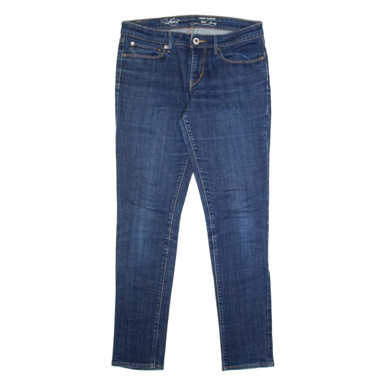 LEVI'S Womens Jeans Blue Regular Tapered Stone Wash W30 L32
