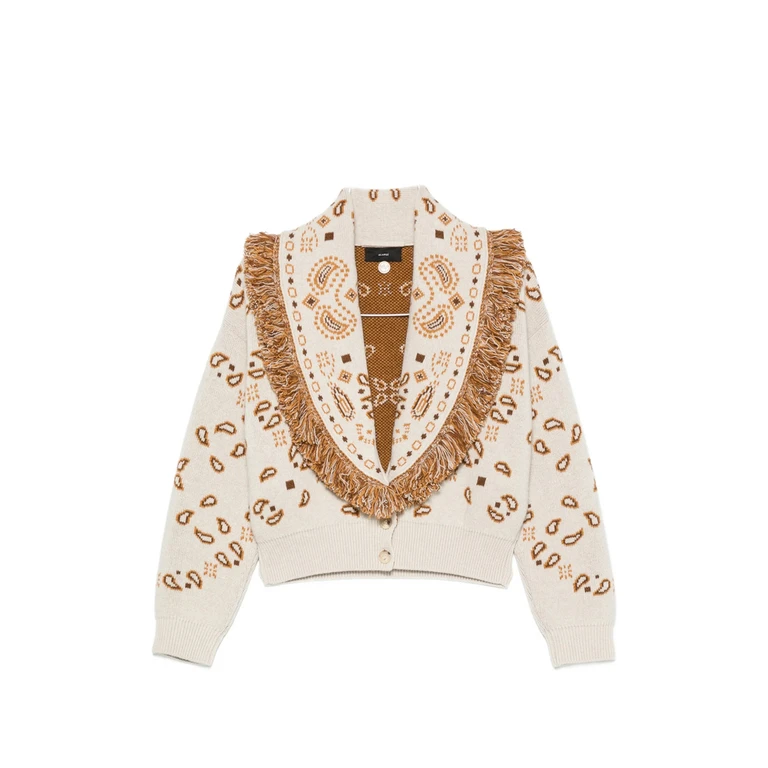 Paisley-pattern Fringed Jacket