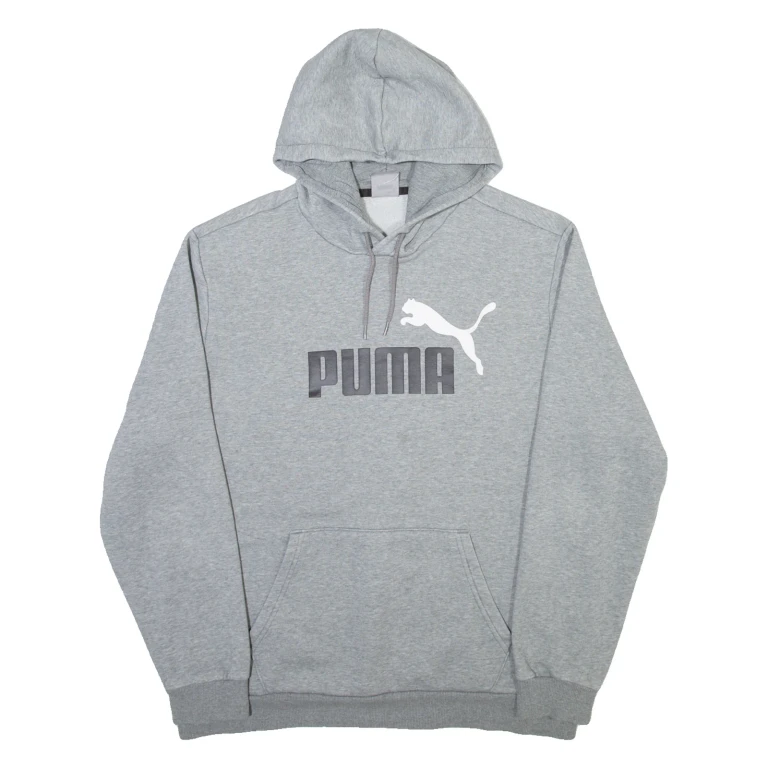 PUMA Mens Grey Hoodie L