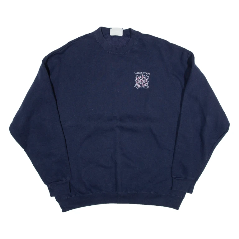 LEE Cares Staff Mens Sweatshirt Blue L