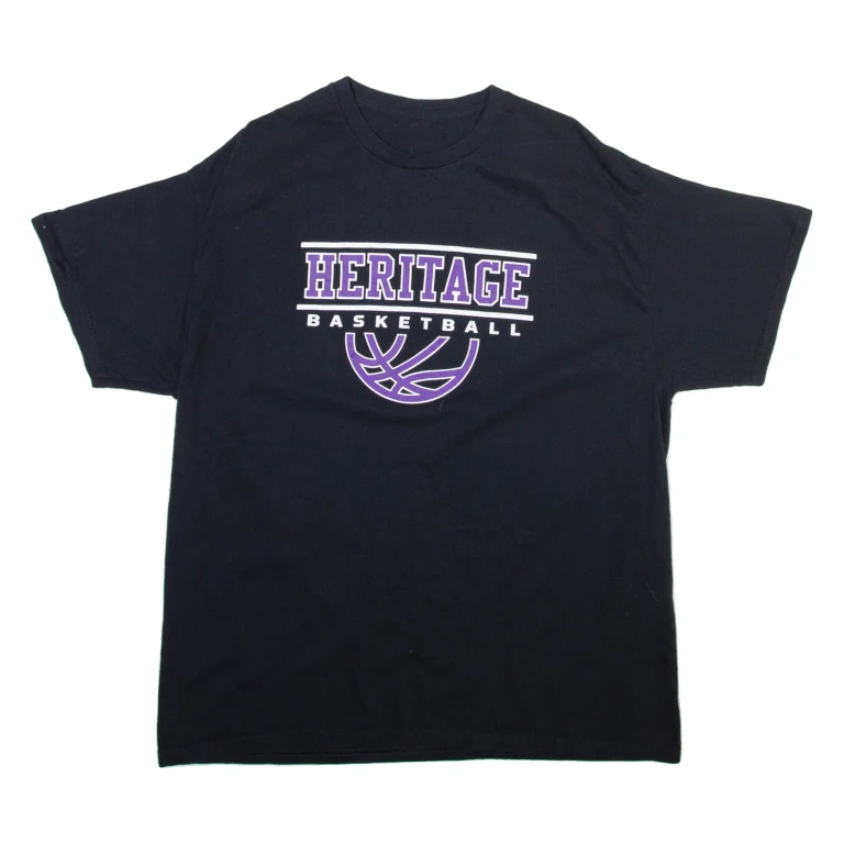 Mens T-Shirt Black XL