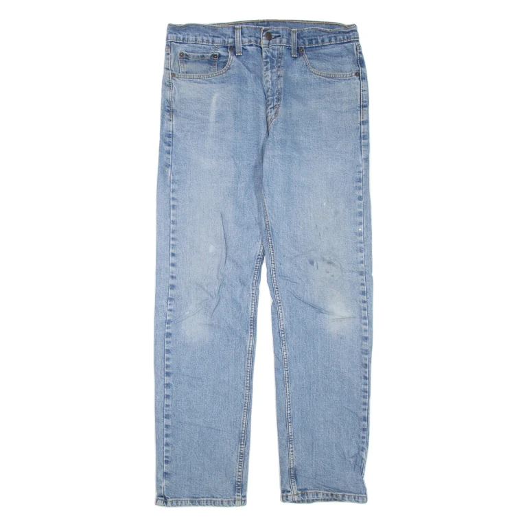 LEVI'S 505 Jeans Mens Blue Regular Straight W33 L32