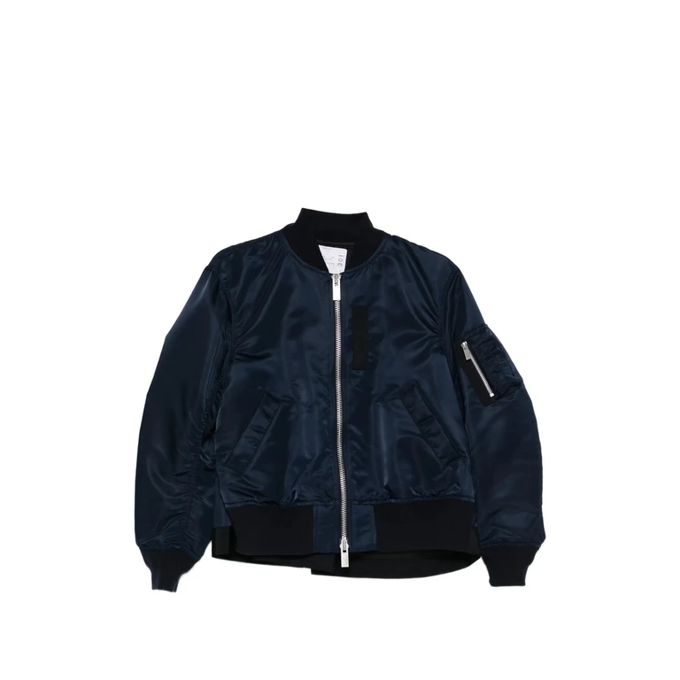 Zip Pocket Bomber Jacket
