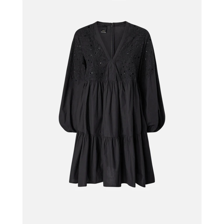 Pinko - Mini-robe à motif ajouré et cristaux - 38 (105008A2H0Z99)
