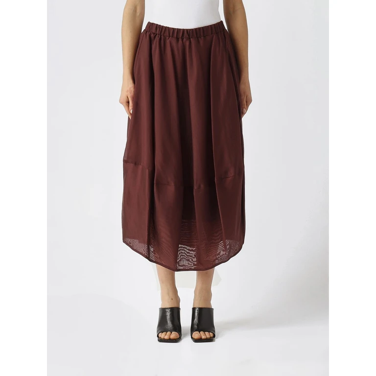 Skirt Woman color Burgundy (M6EF12881)