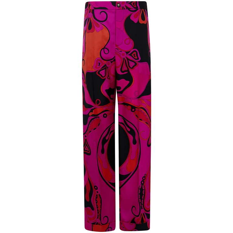 EMILIO PUCCI Pantaloni In Seta
