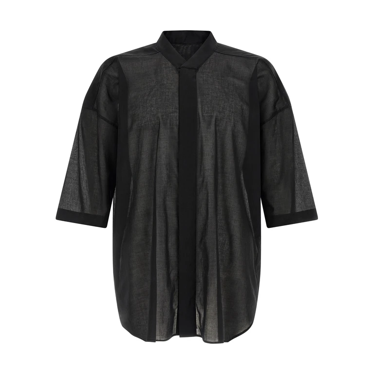 Rick Owens Black Cotton Blouse - Men