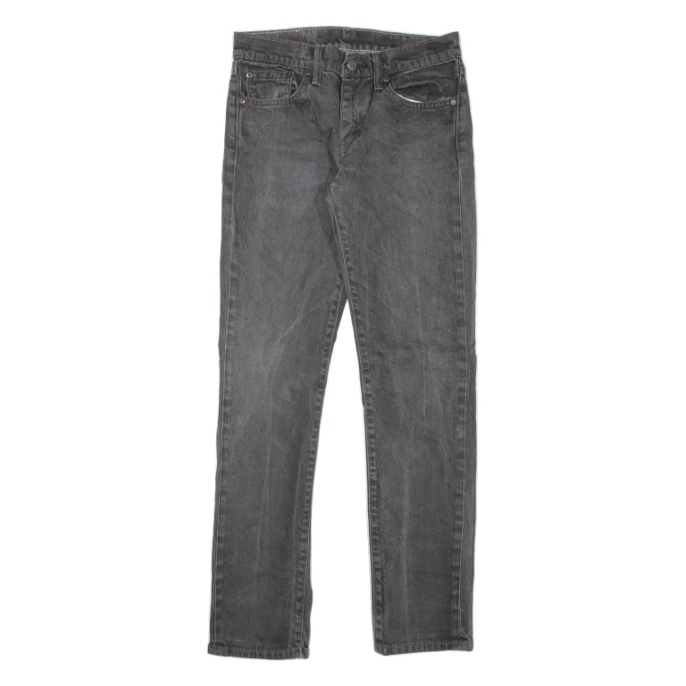 LEVI'S 511 Jeans Mens Grey Slim Straight Stone Wash W29 L32