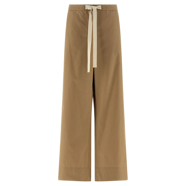 'S Max Mara Beige Cotton Casual Pants - Women