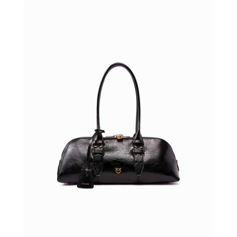 Grand sac à main Escape Bag Horizontal en cuir new shiny