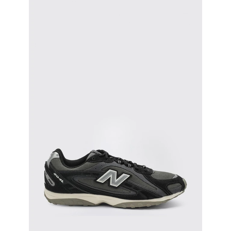 204L Suede and Mesh Low-Top Trainers with Applied Logo (U204L5WZ)