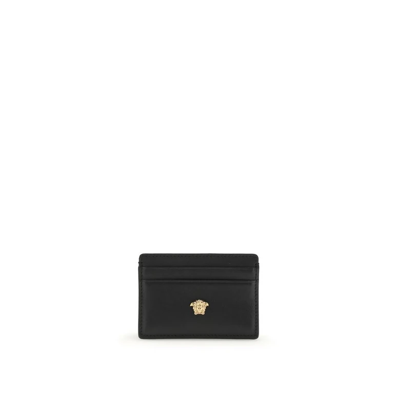 Versace Black Calf Leather Bos Taurus Wallet - Men