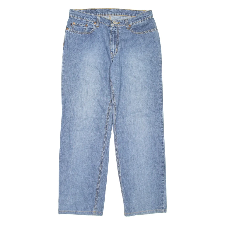 POLO RALPH LAUREN Womens Jeans Blue Regular Straight Stone Wash W31 L28