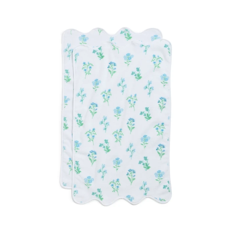 Weezie Floral Scallop Hand Towel Frances One Size