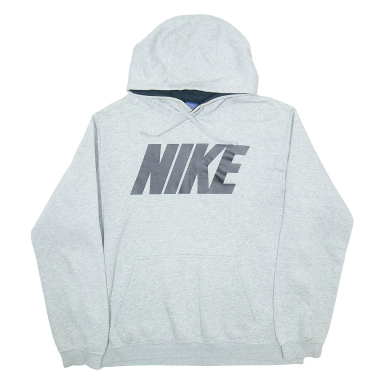 NIKE Mens Grey Hoodie L