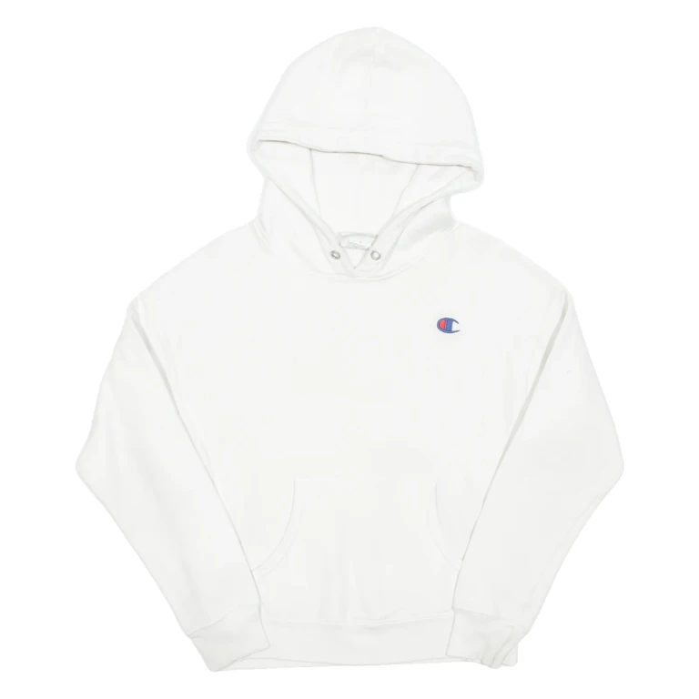 CHAMPION REVERSE WEAVE Mens White Hoodie M