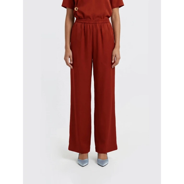 LOULOU DE SAISON Pants Woman color Red (ALERALDSRED)