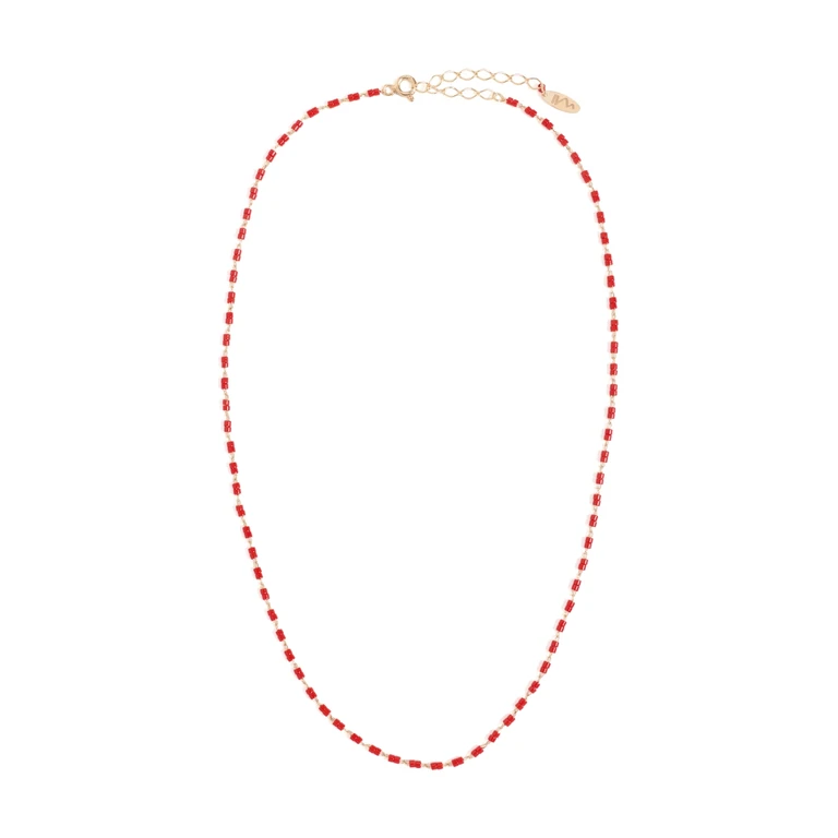 Beat It Necklace Red One Size