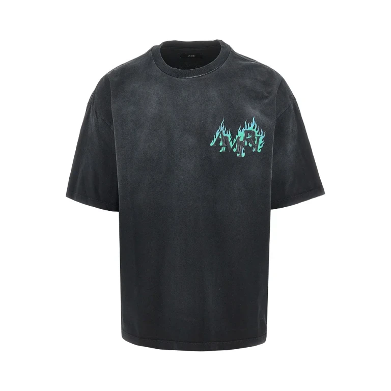 AMIRI 'Amiri Flames' リラックスフィット Tシャツ メンズ S