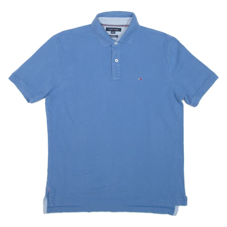 TOMMY HILFIGER Mens Polo Shirt Blue S