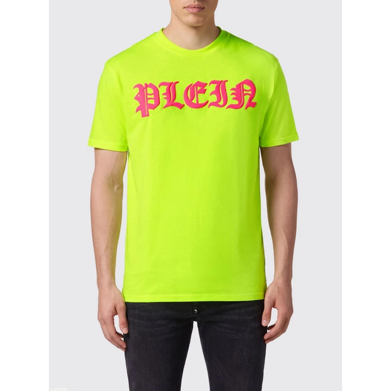 Gothic Cotton T-shirt with Contrasting Logo Print on the Chest (SADCMTK6859PJY002N29)