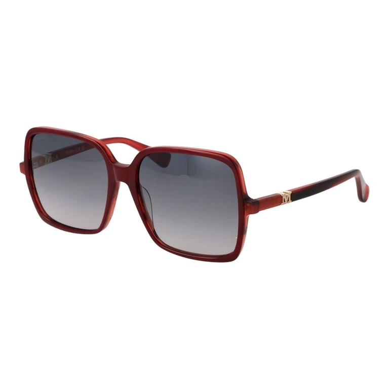 Max Mara Burgundy Acetate Sunglasses - Women