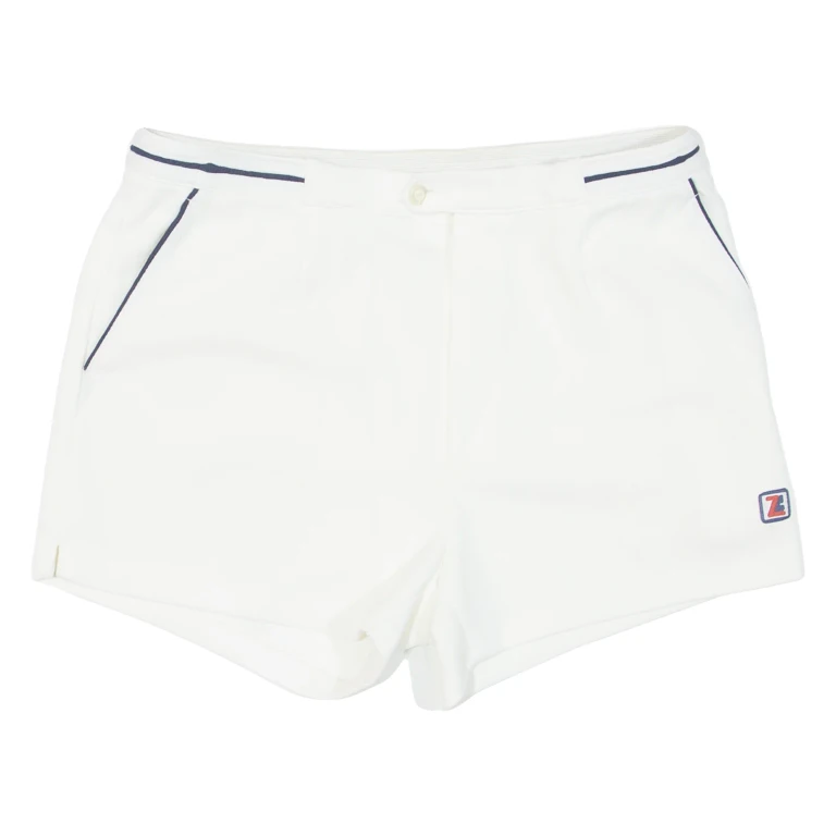 Womens Casual Shorts White 90s M W30