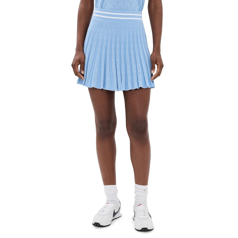 Greyson Pointelle Skirt WOLF BLUE - 476 XS