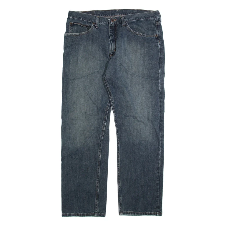WRANGLER Mens Jeans Blue Regular Straight W36 L30