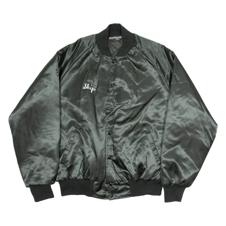 SPORTSMASTER Otter Point Yacht Club Mens Shell Jacket Black Nylon L
