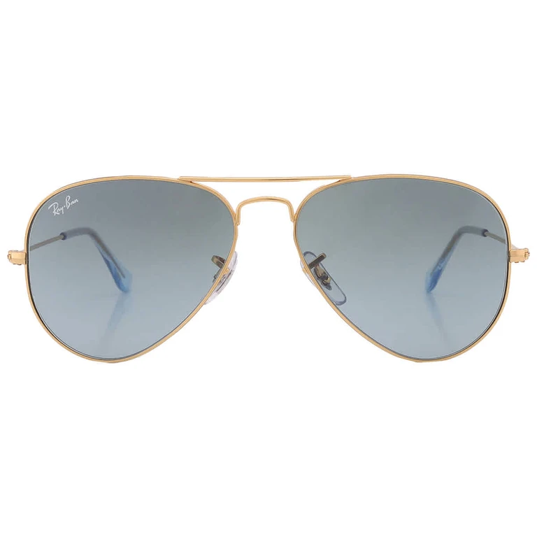 Ray Ban Aviator Gradient Blue Unisex Sunglasses RB3025 001/3M 55