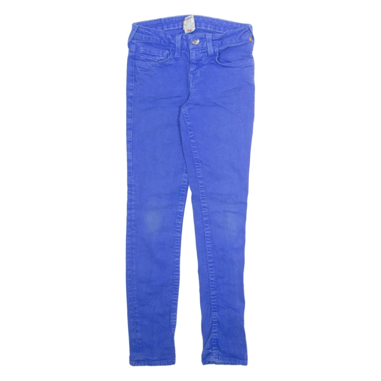 TRUE RELIGION Womens Jeans Blue Slim Skinny W24 L28
