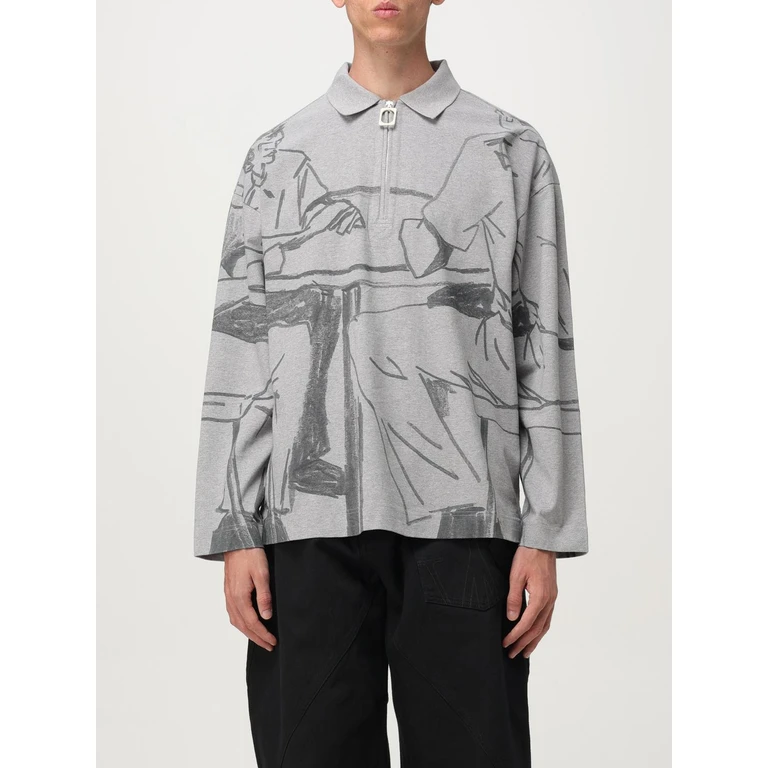 JW ANDERSON Polo Shirt Men color Grey (JO0274PG1755945)