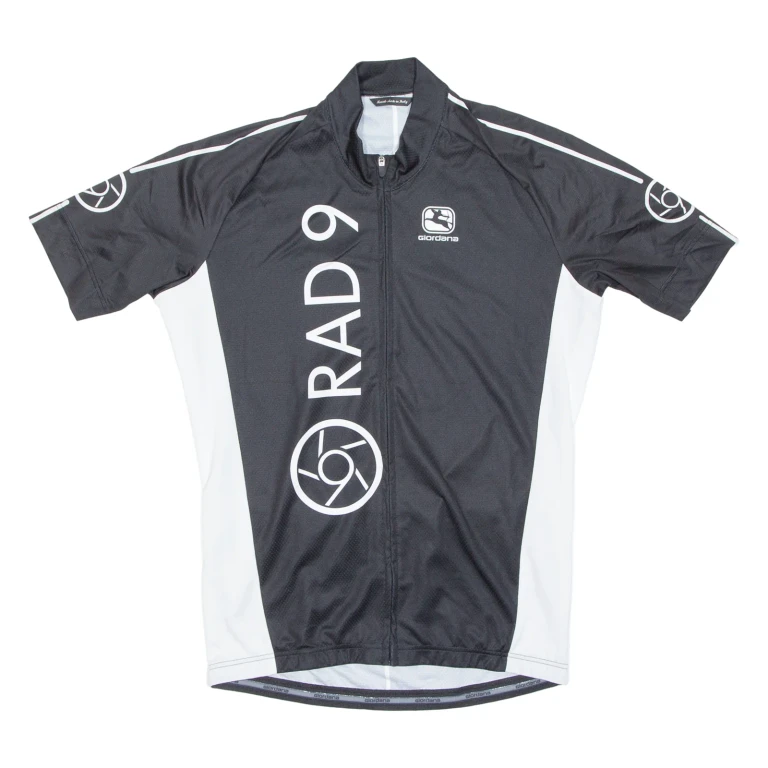 Cycling Mens Jersey Black 1/2 Zip L