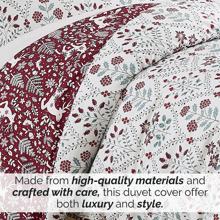 Holiday Harmony Oversized Duvet Cover Set