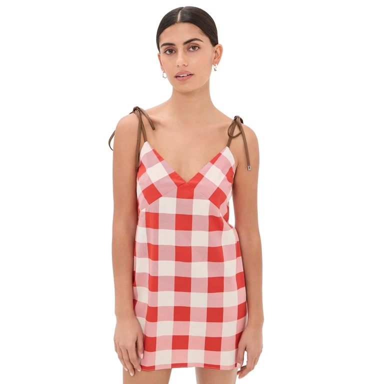 SEROYA Shantie Dress Geranium Gingham L