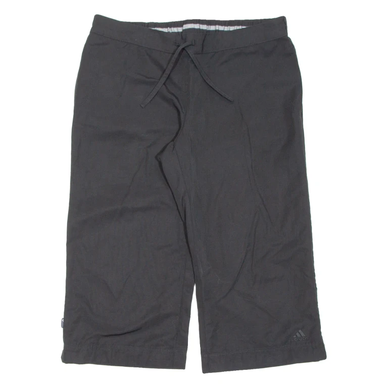 ADIDAS Womens Pedal Pushers Shorts Blue UK 12 W31