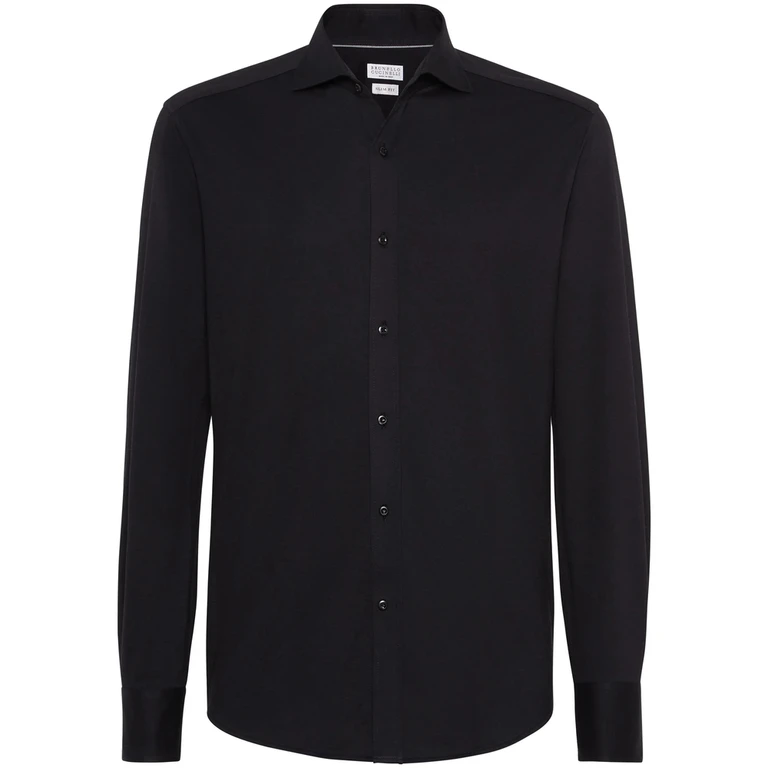 Brunello Cucinelli Spread-collar Cotton Shirt