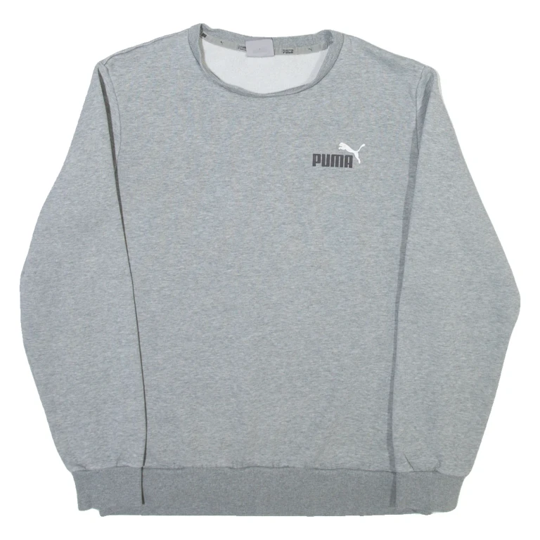 PUMA Mens Sweatshirt Grey M