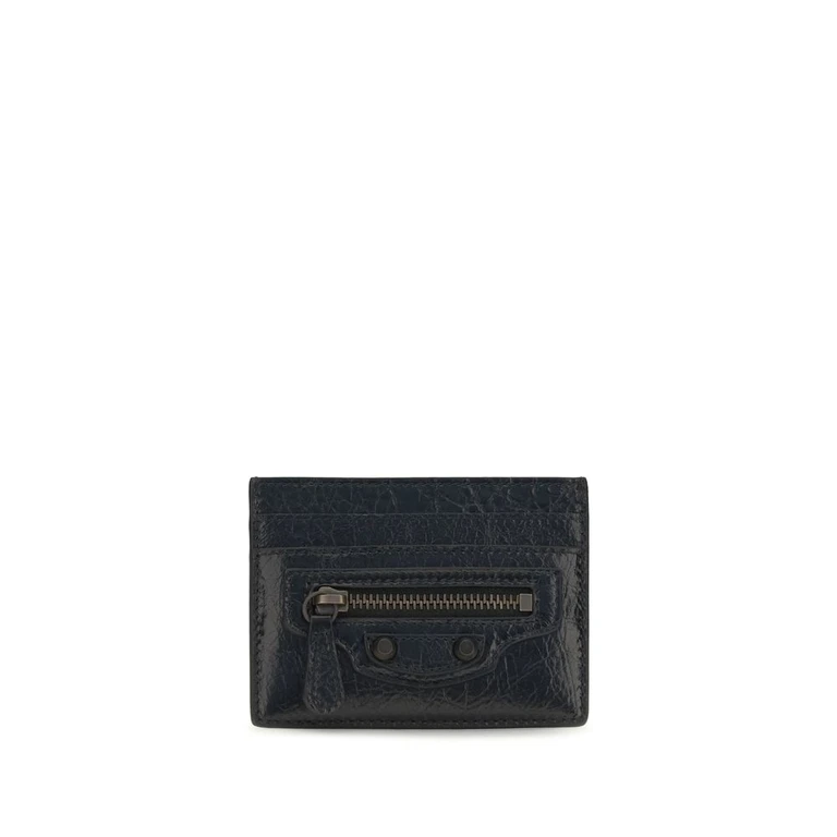 Balenciaga Black Lamb Ovis Aries Wallet - Women