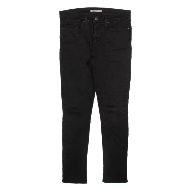 LEVI'S 311 Womens Jeans Black Slim Skinny W29 L28