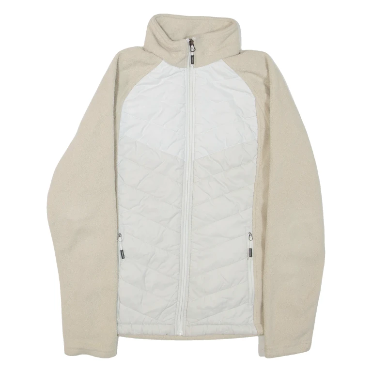 NEW BALANCE Womens Fleece Jacket Beige S