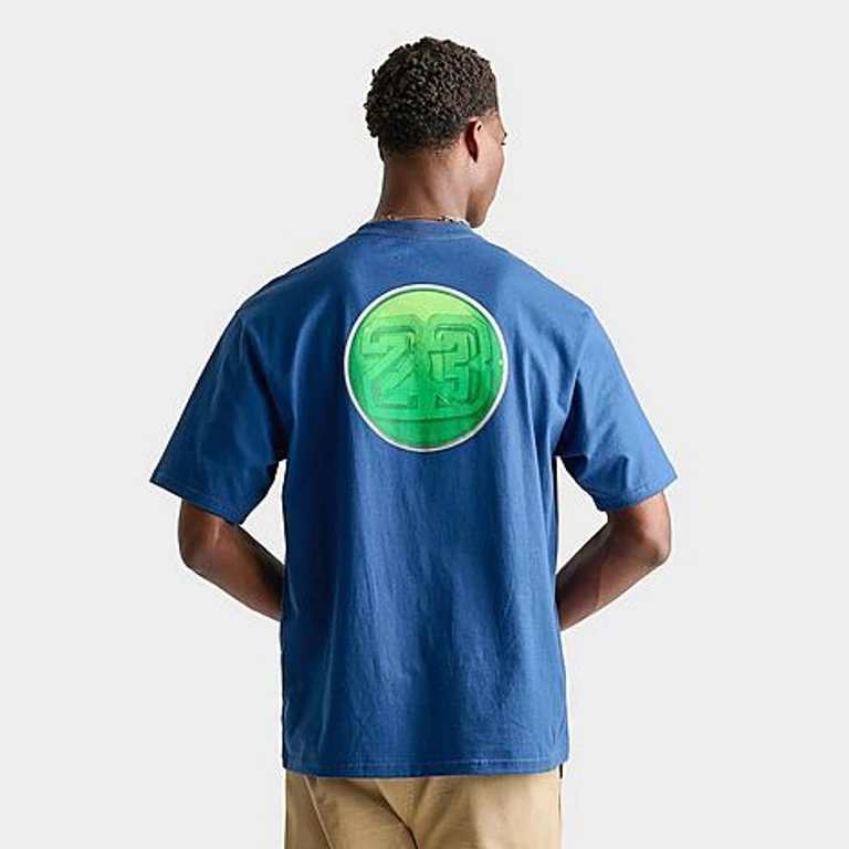 Men's 1985 AJ13 Flint T-Shirt in French Blue Size: Small
