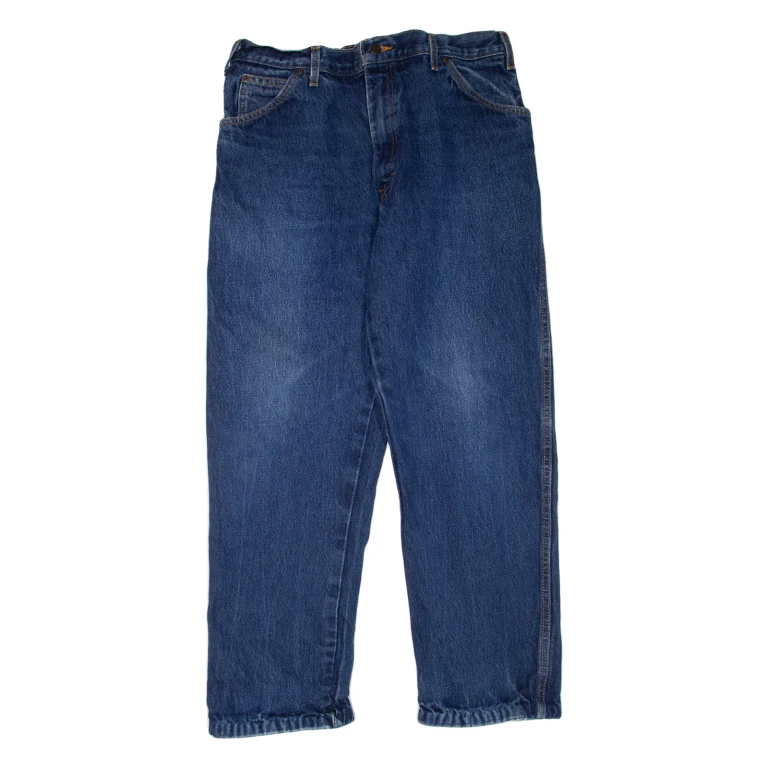 DICKIES Mens Jeans Blue Regular Straight W38 L30