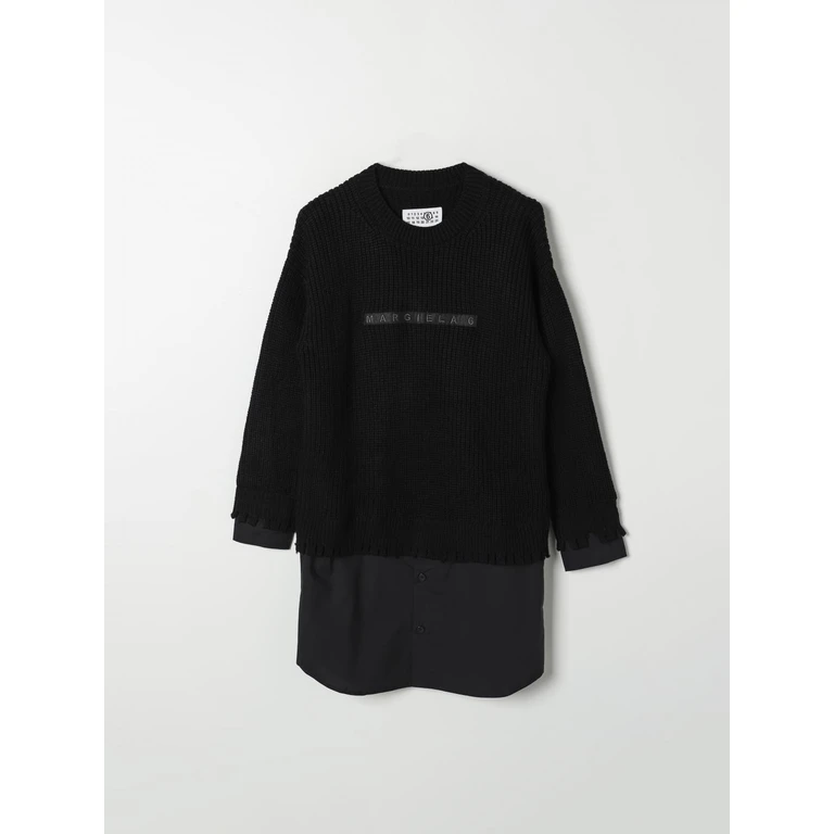 MM6 MAISON MARGIELA Dress Kids color Black (M60643MM03MM6900)