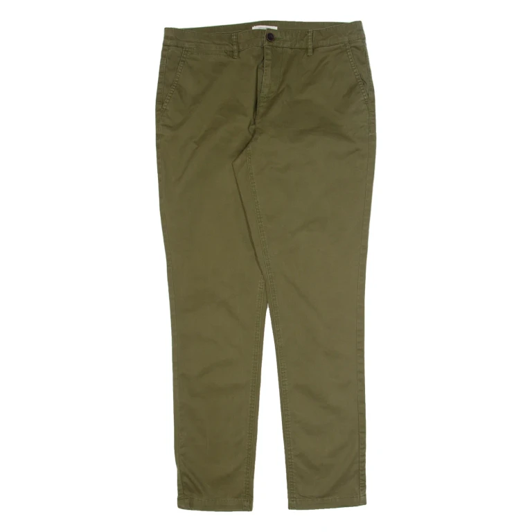 WHITE STUFF Womens Trousers Green Slim Tapered W32 L30