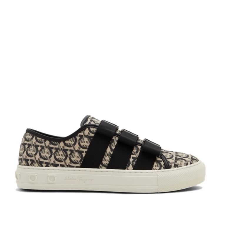 Salvatore Ferragamo Ladies Nataly Gancini Vara Bow Sneakers