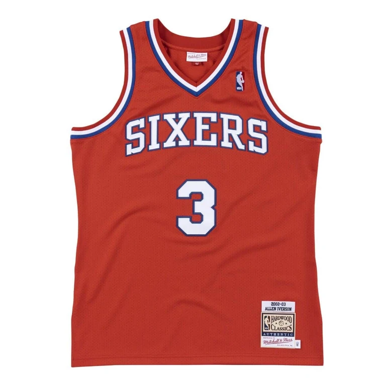 Men's Authentic Jersey 76Ers 02-03 Allen Iverson Jerseys