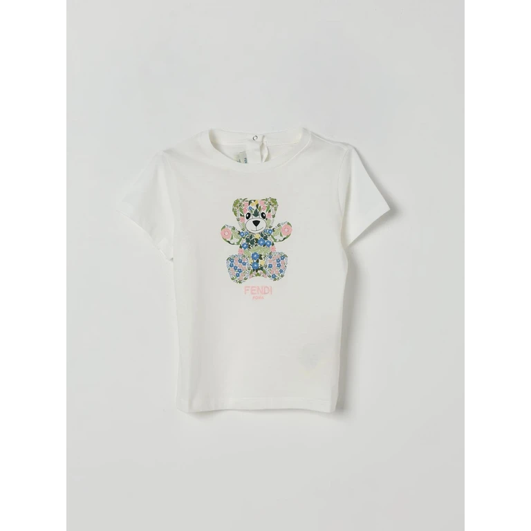 FENDI T-Shirt Kids color White (BFI1717AJF0TU9)